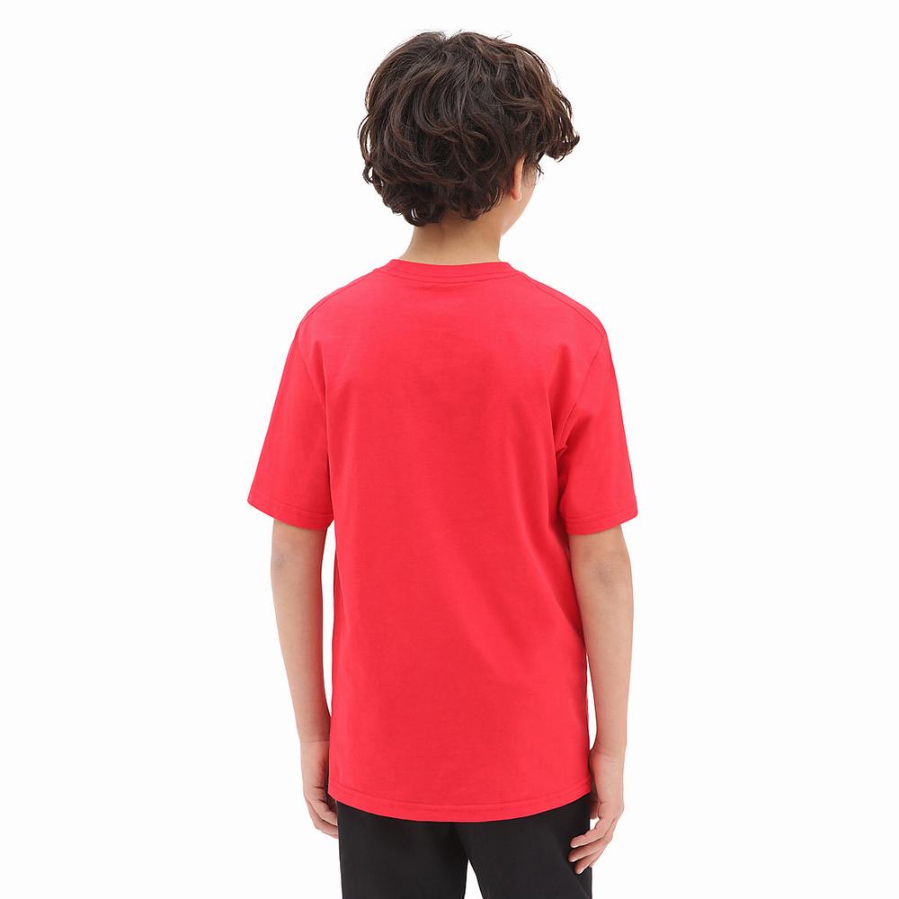 Kids' Vans Maze (8-14 years) T Shirts Red | USA24605