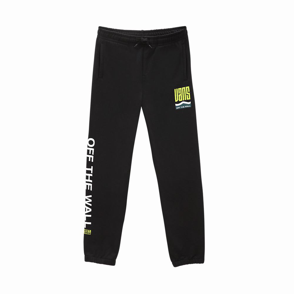 Kids' Vans Maze Fleece (8-14 years) Pants Black | USA52671