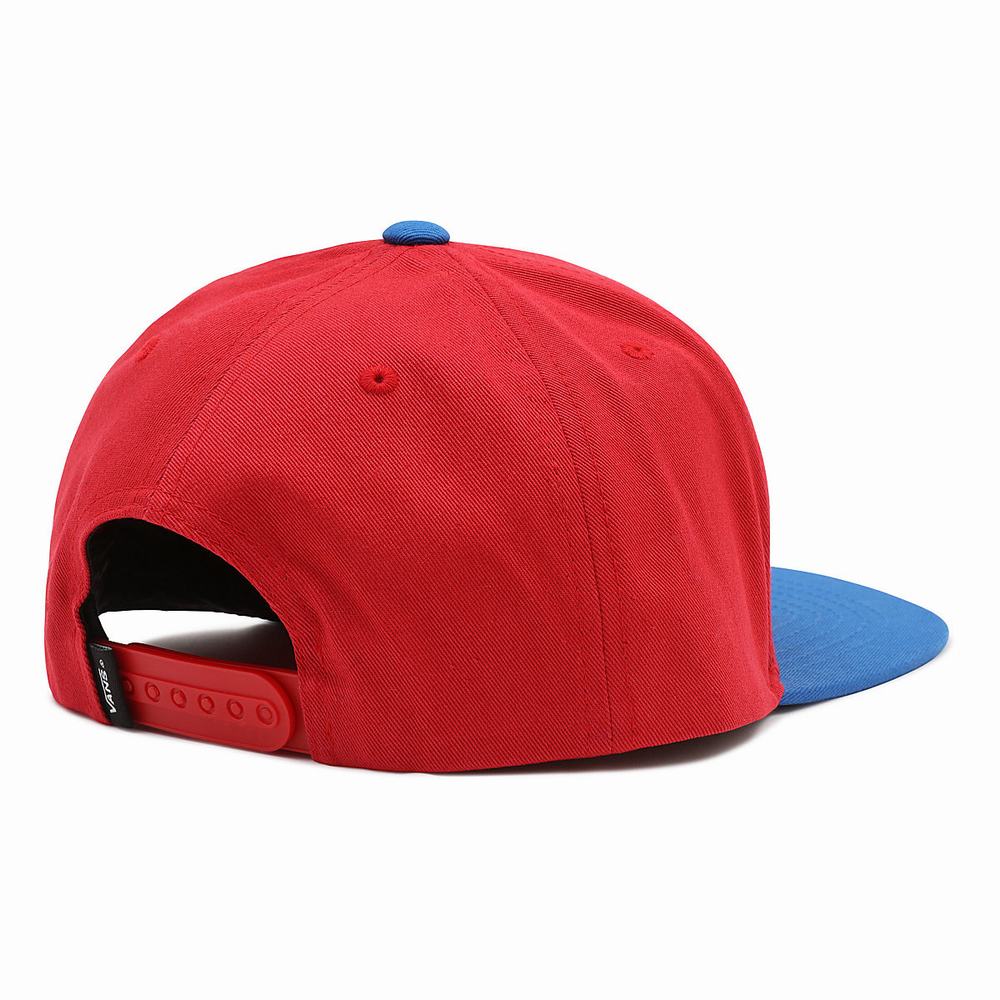 Kids' Vans Maze Snapback Hats Red | USA97802