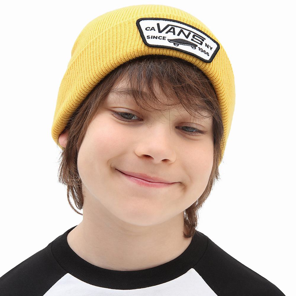 Kids' Vans Milford Beanie Yellow | USA40163