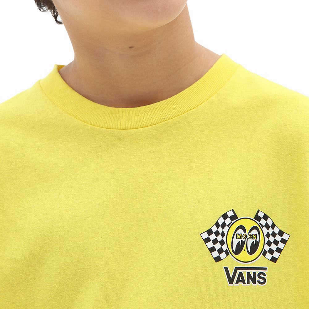 Kids' Vans Mooneyes (8-14 years) T Shirts Yellow | USA51426