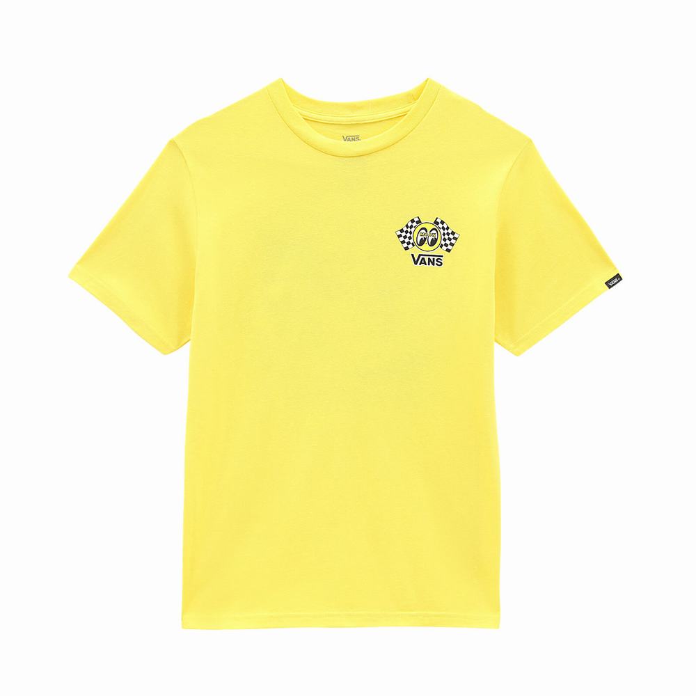 Kids' Vans Mooneyes (8-14 years) T Shirts Yellow | USA51426