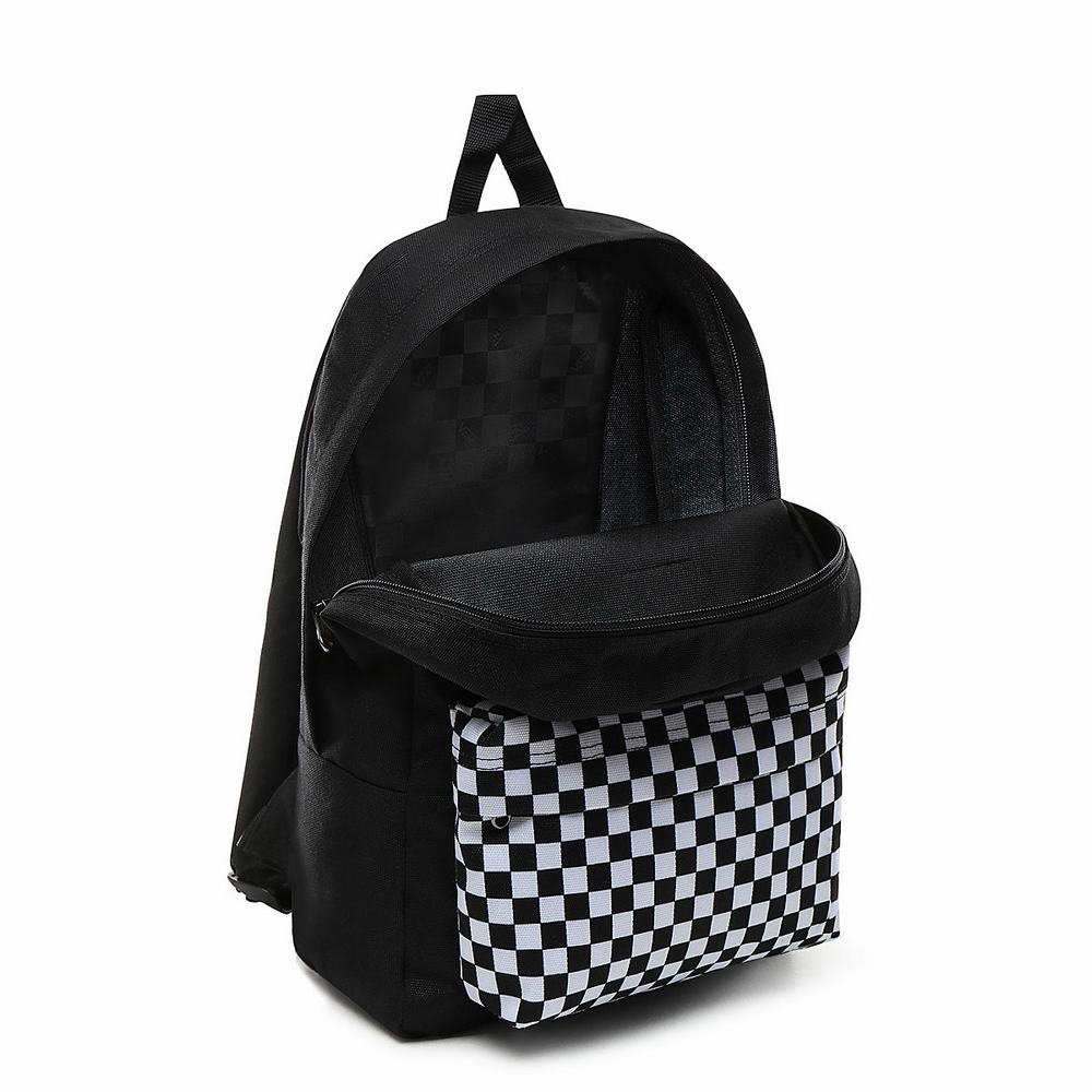 Kids' Vans New Skool Backpacks Black | USA67513