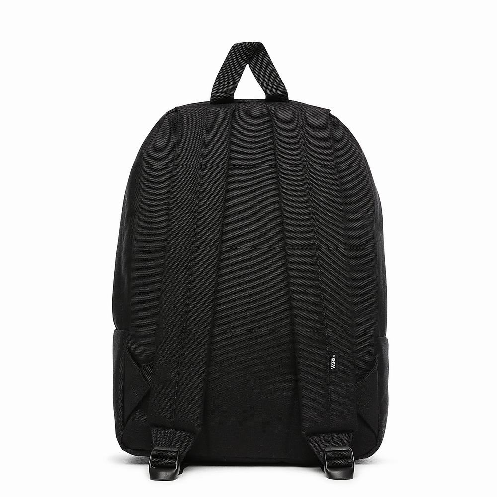 Kids' Vans New Skool Backpacks Black / White | USA18753