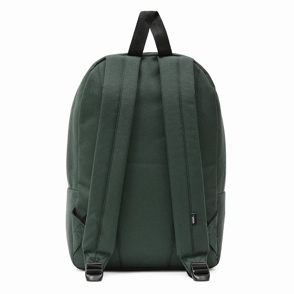 Kids' Vans New Skool Backpacks Green | USA47219