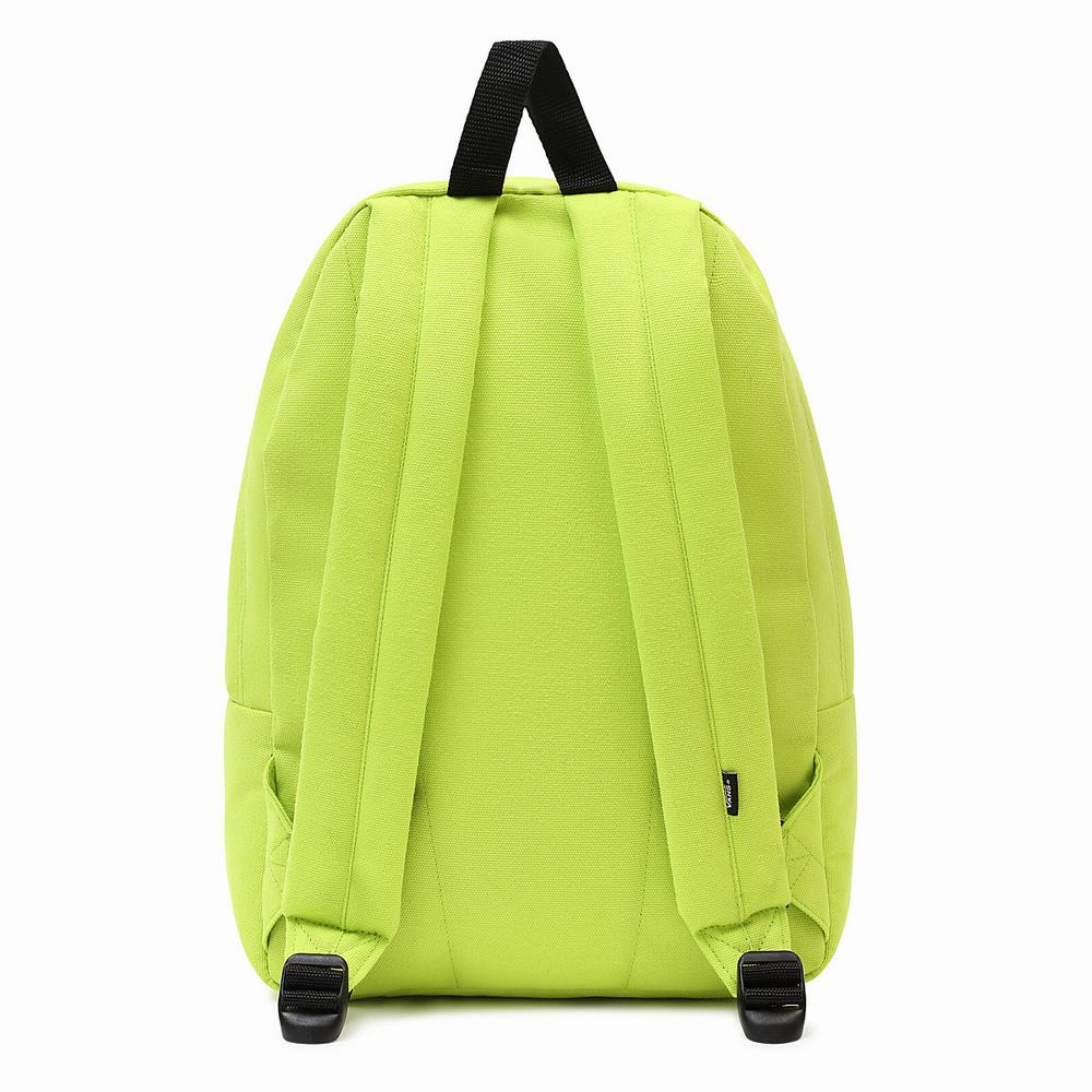 Kids' Vans New Skool Backpacks Yellow / White | USA90543