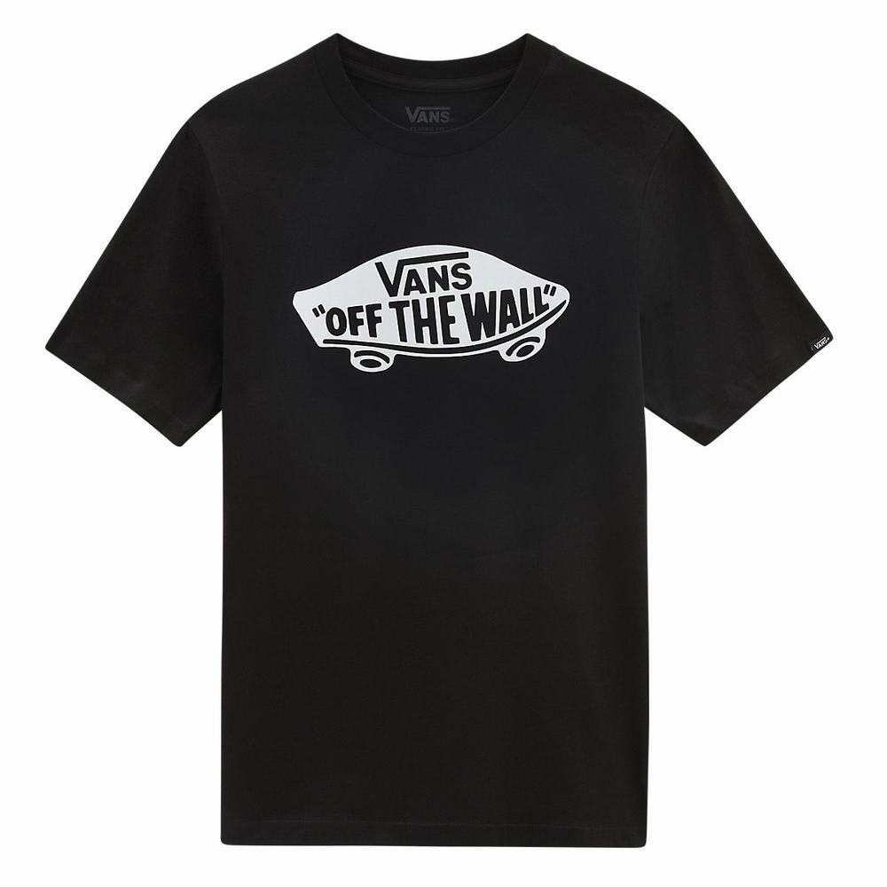 Kids' Vans OTW (8-14+ years) T Shirts Black / White | USA62950