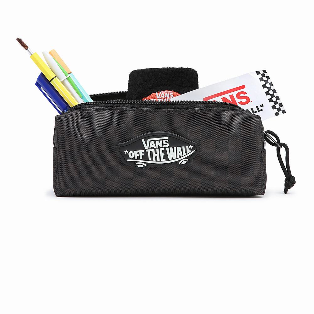 Kids' Vans OTW Pencil Pouch Pouch Black | USA15097