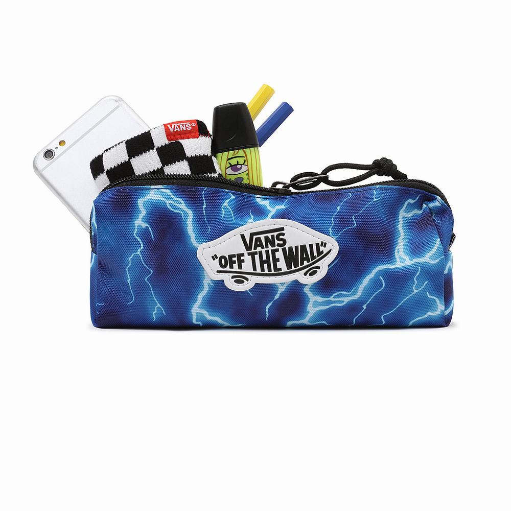 Kids' Vans OTW Pencil Pouch Pouch Blue | USA98127