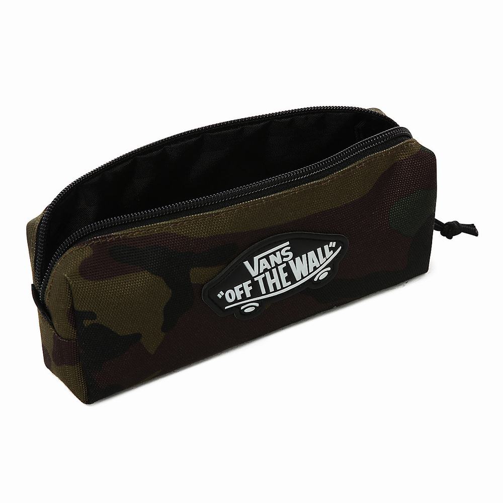 Kids' Vans OTW Pencil Pouch Pouch Green / Brown | USA49203