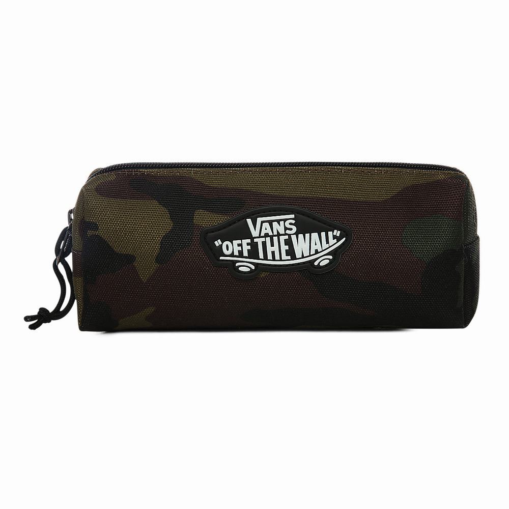 Kids\' Vans OTW Pencil Pouch Pouch Green / Brown | USA49203