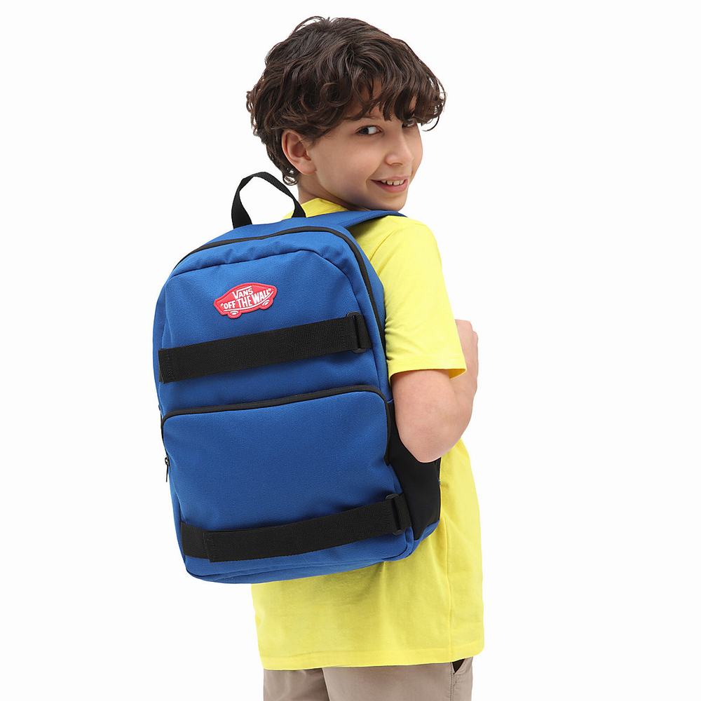 Kids' Vans OTW Skatepack Backpacks Blue | USA36782