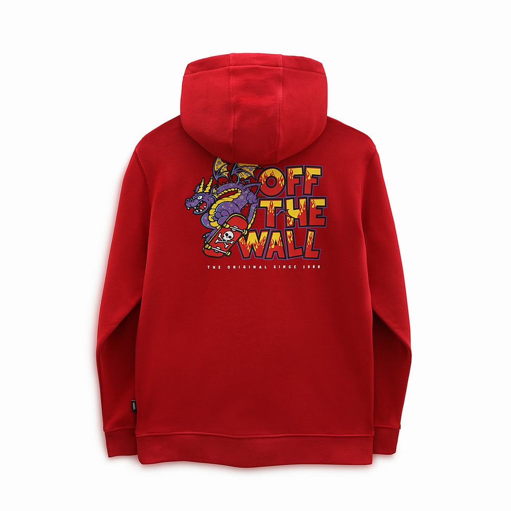 Kids' Vans OTW Tailslide (8-14 years) Hoodie Red | USA07629