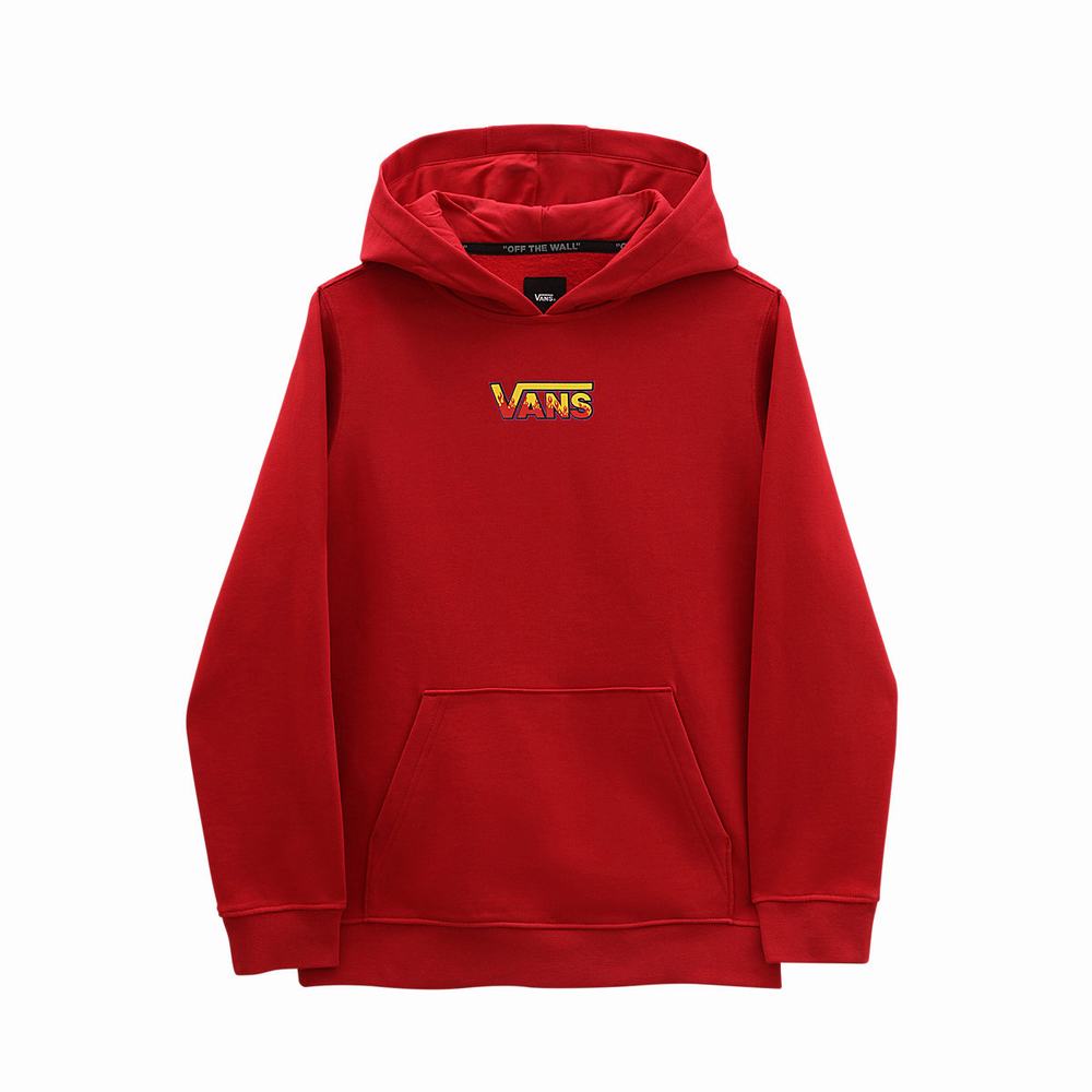 Kids\' Vans OTW Tailslide (8-14 years) Hoodie Red | USA07629