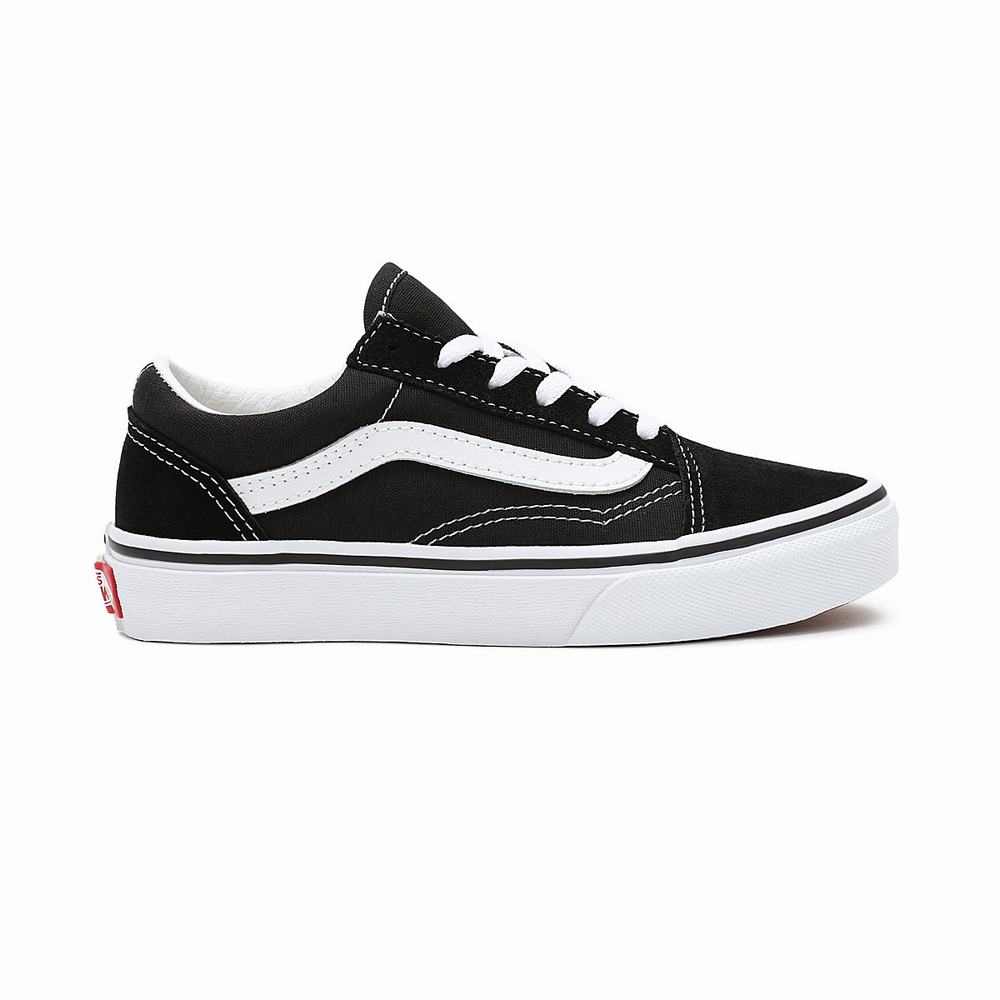 Kids' Vans Old Skool (4-8 years) Sneakers Black | USA08169