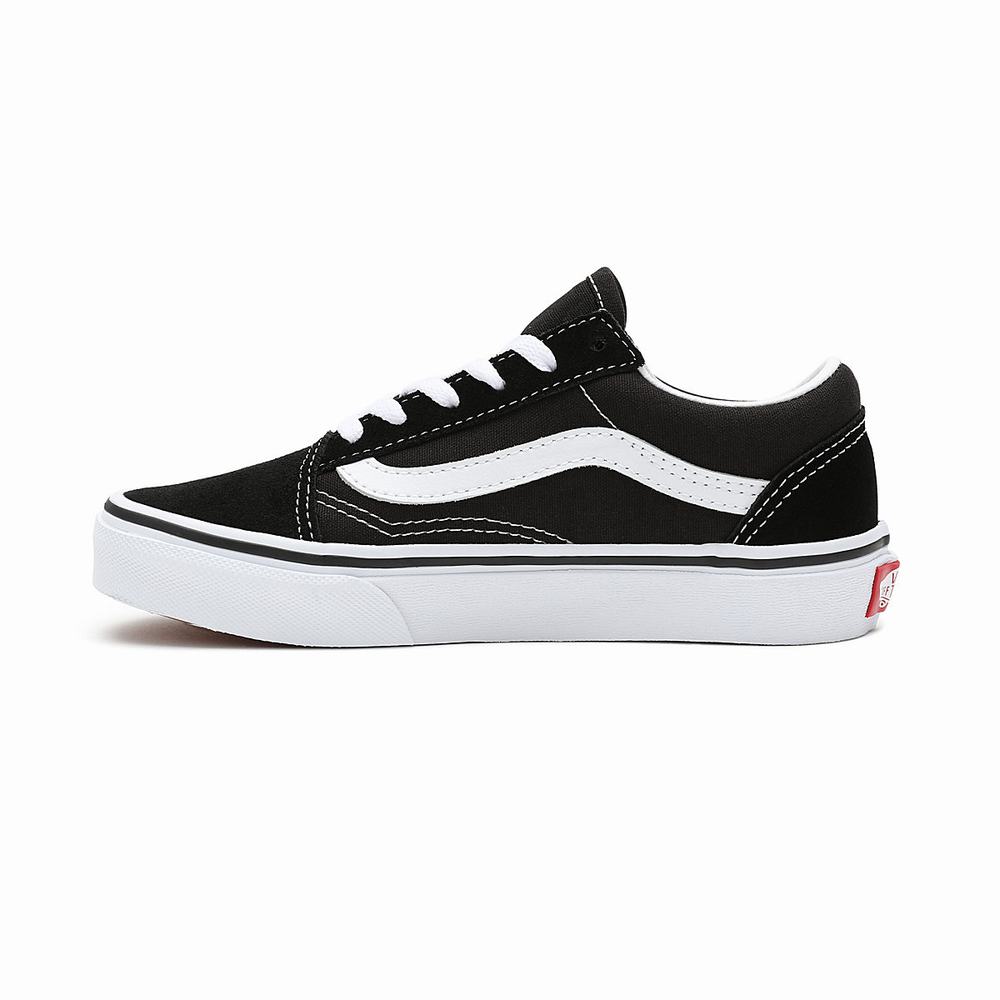 Kids' Vans Old Skool (4-8 years) Sneakers Black | USA08169