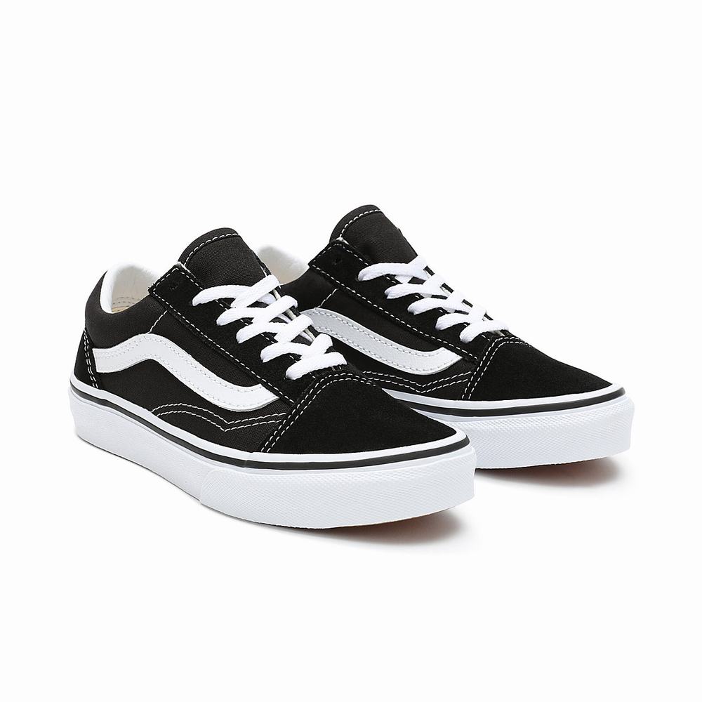 Kids\' Vans Old Skool (4-8 years) Sneakers Black | USA08169