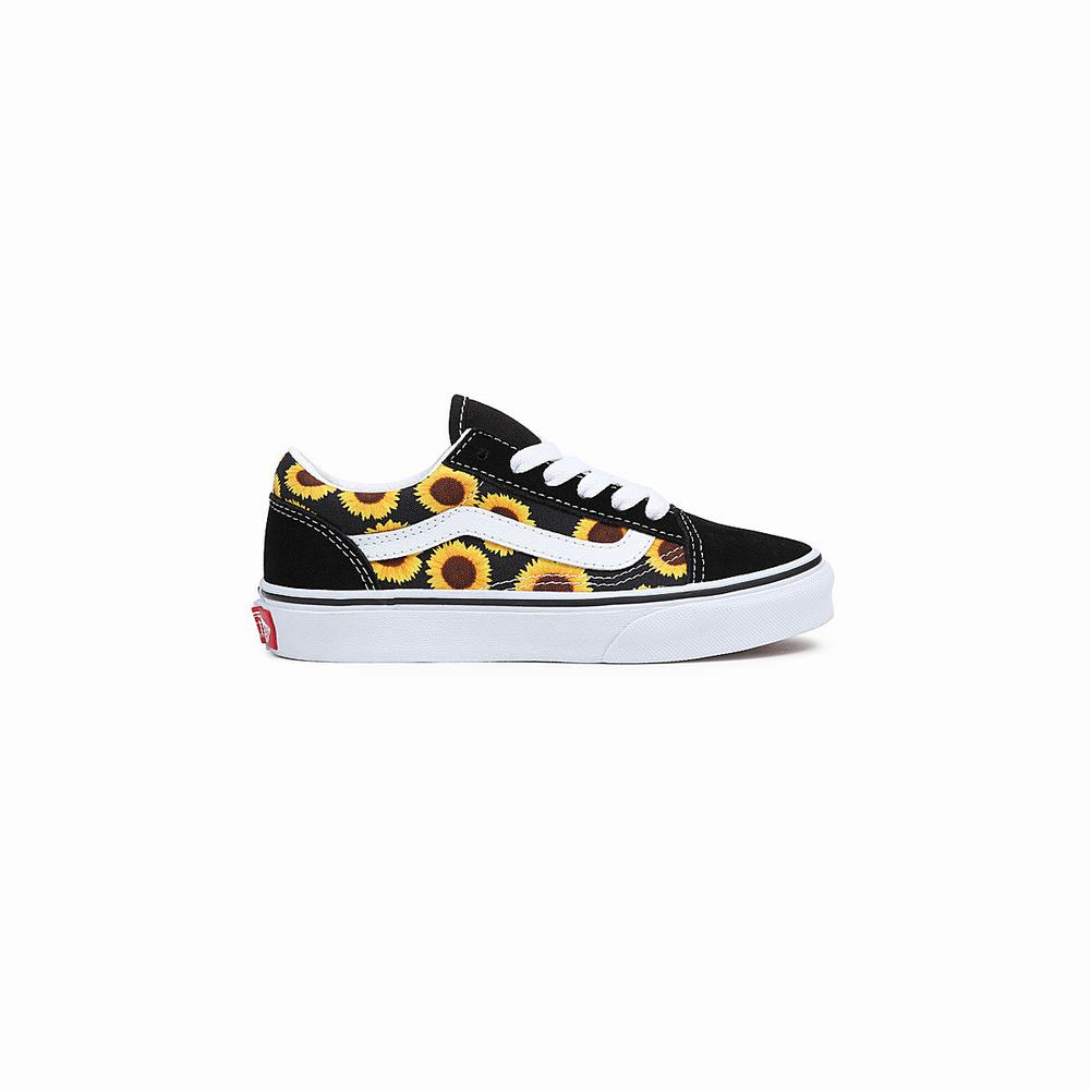 Kids' Vans Old Skool (4-8 years) Sneakers Black | USA10836