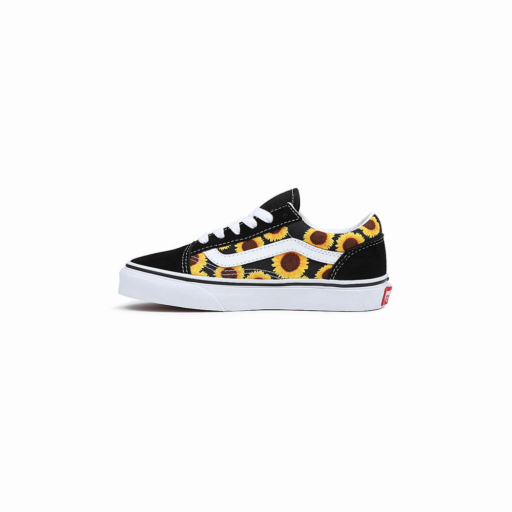 Kids' Vans Old Skool (4-8 years) Sneakers Black | USA10836