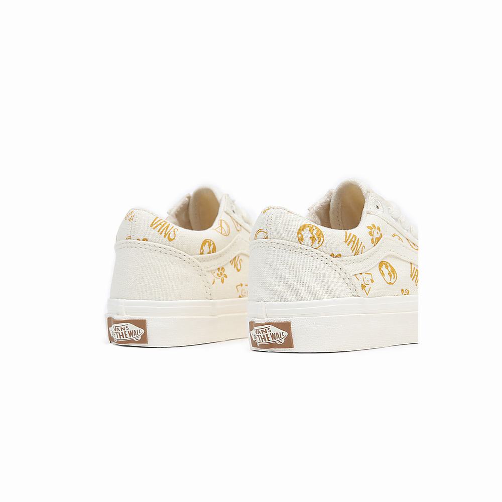 Kids' Vans Old Skool (4-8 years) Sneakers White | USA18576