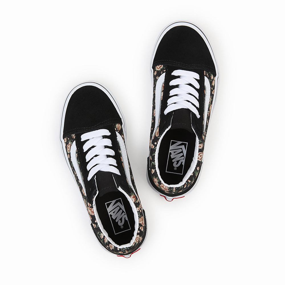 Kids' Vans Old Skool (4-8 years) Sneakers Black | USA24059