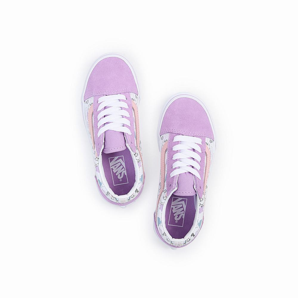 Kids' Vans Old Skool (4-8 years) Sneakers Pink | USA28347