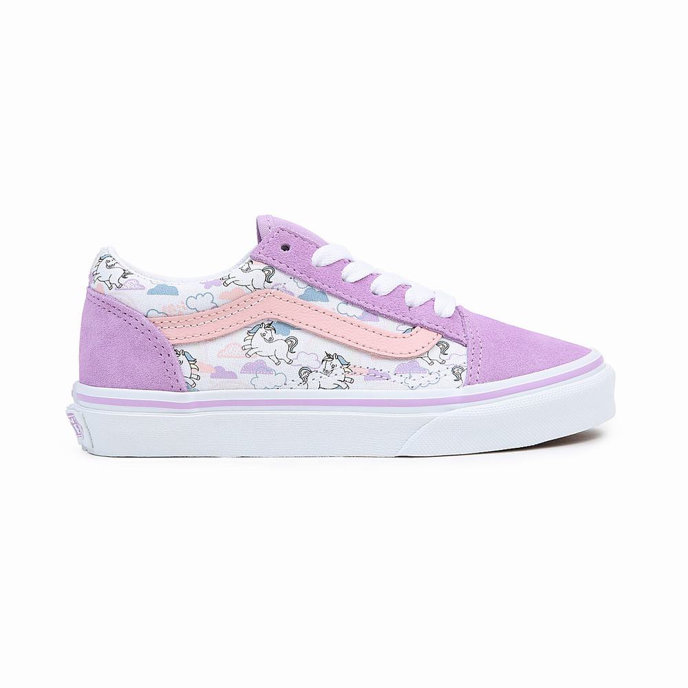 Kids' Vans Old Skool (4-8 years) Sneakers Pink | USA28347