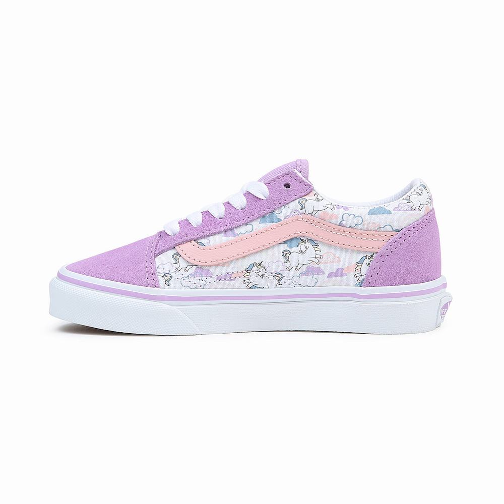 Kids' Vans Old Skool (4-8 years) Sneakers Pink | USA28347