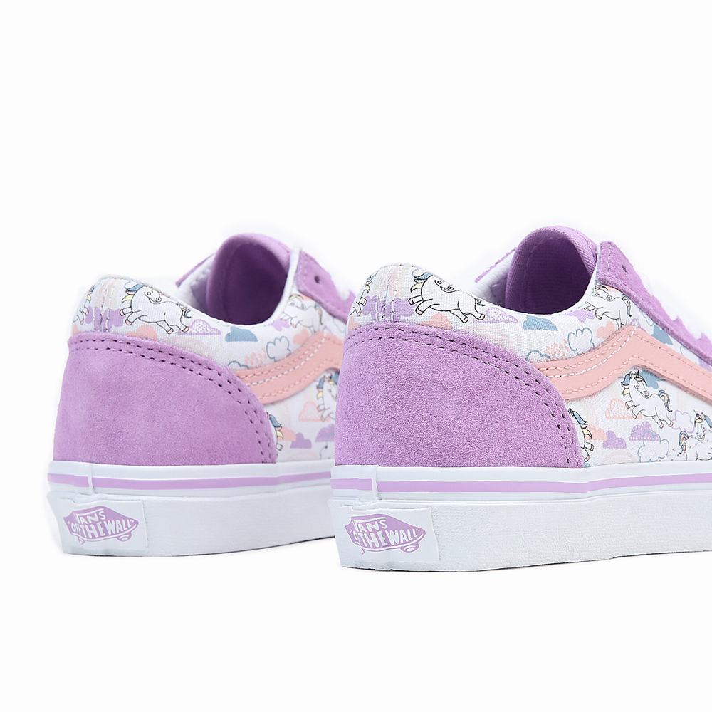 Kids' Vans Old Skool (4-8 years) Sneakers Pink | USA28347