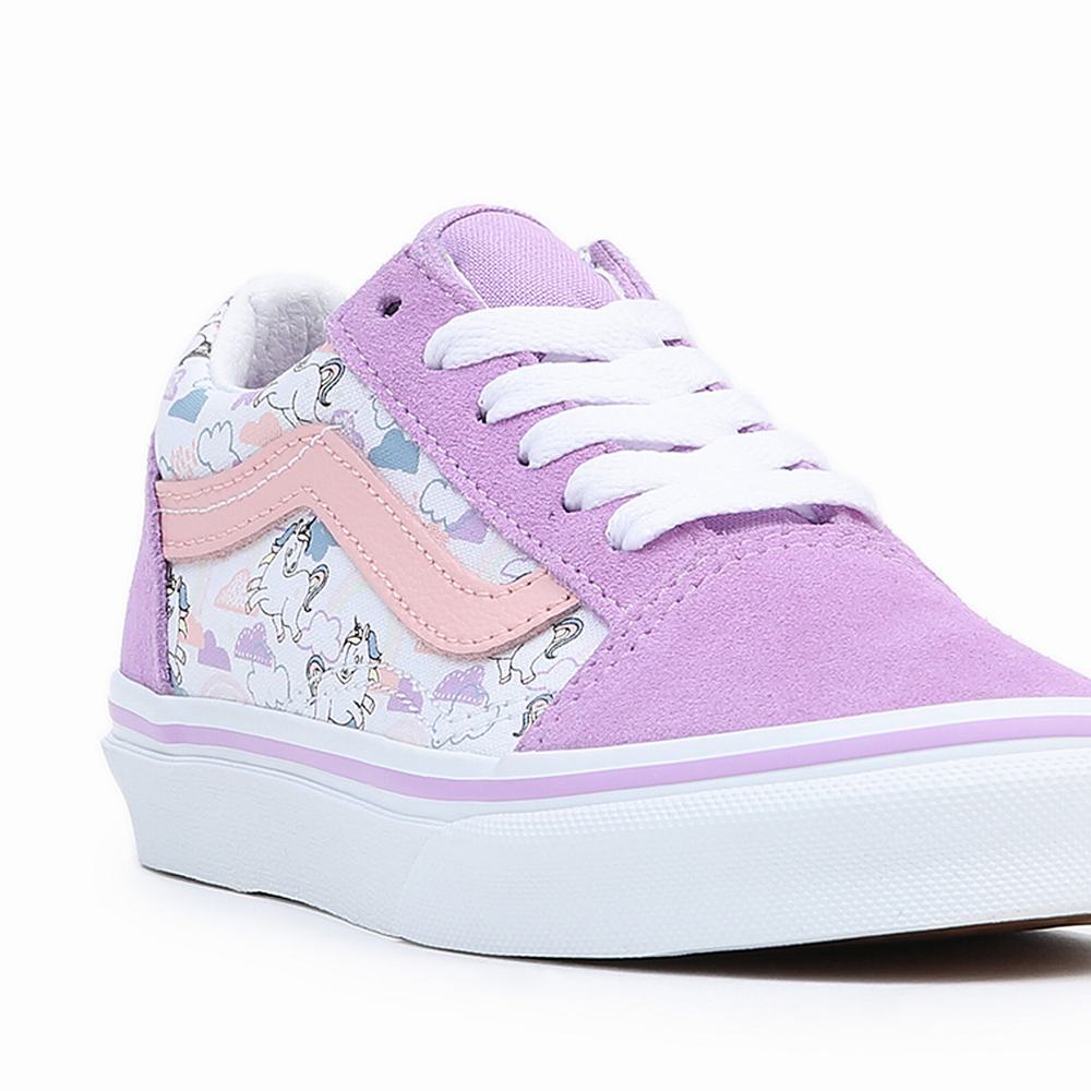 Kids' Vans Old Skool (4-8 years) Sneakers Pink | USA28347