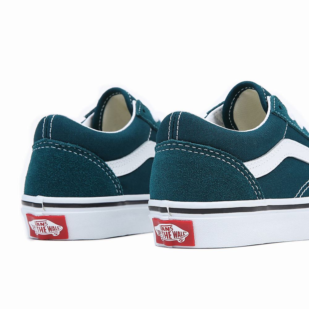 Kids' Vans Old Skool (4-8 years) Sneakers Green | USA43257