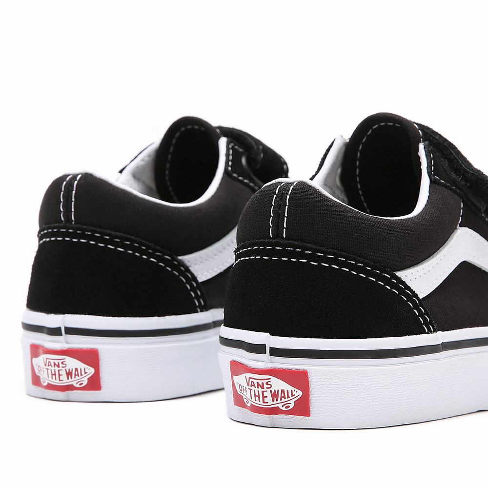 Kids' Vans Old Skool (4-8 years) Sneakers Black | USA43870