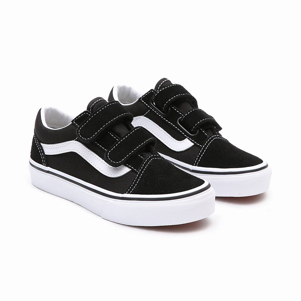 Kids\' Vans Old Skool (4-8 years) Sneakers Black | USA43870