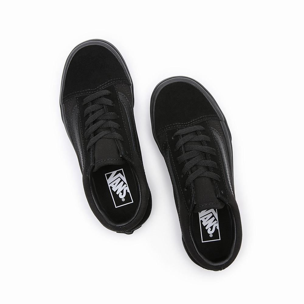 Kids' Vans Old Skool (4-8 years) Sneakers Black | USA56802