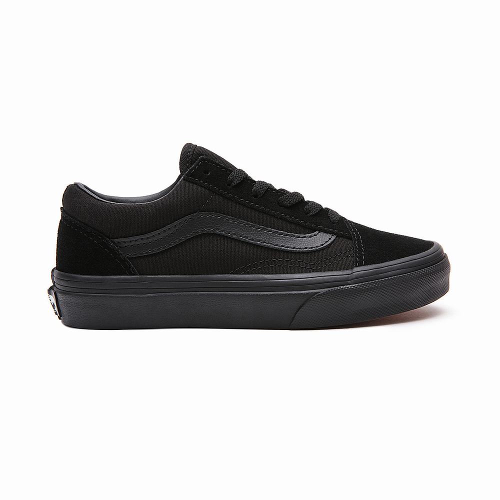 Kids' Vans Old Skool (4-8 years) Sneakers Black | USA56802