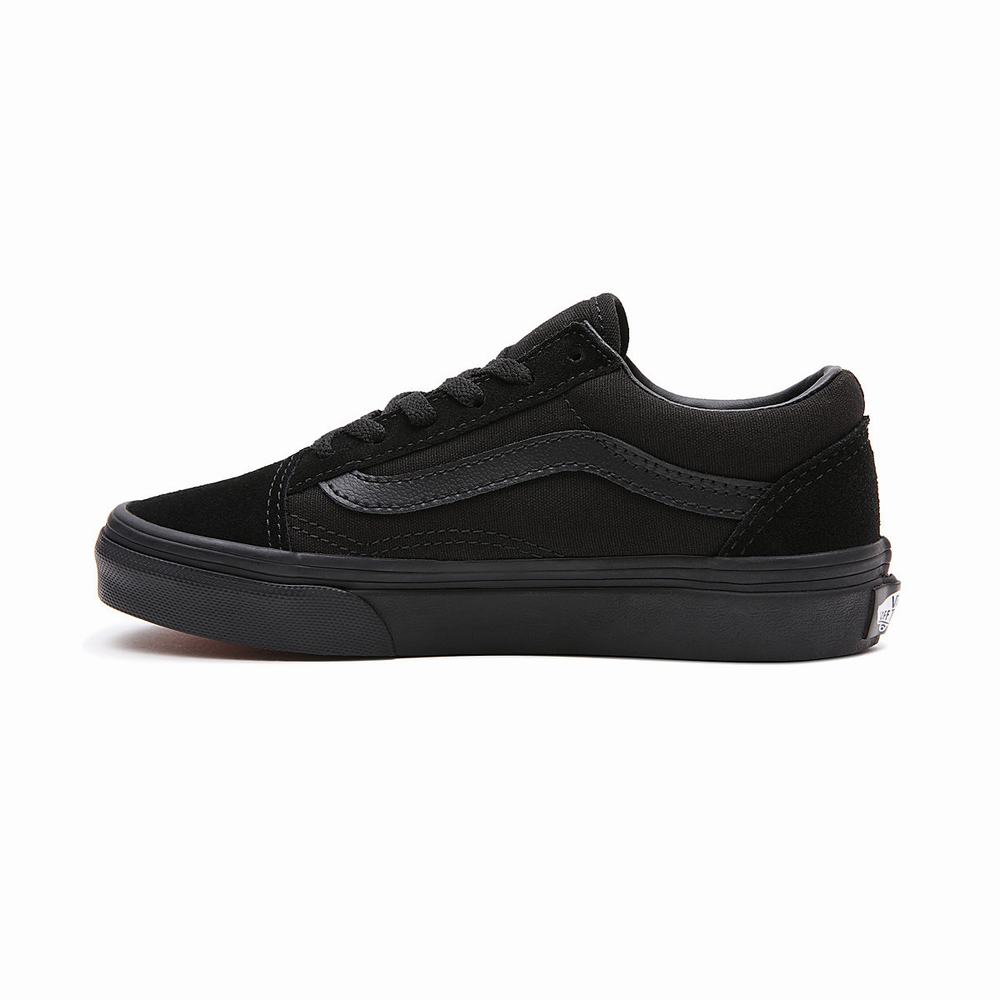 Kids' Vans Old Skool (4-8 years) Sneakers Black | USA56802