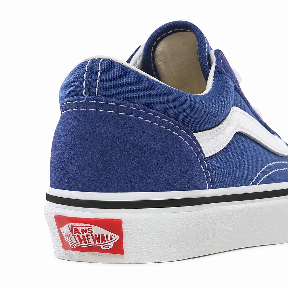 Kids' Vans Old Skool (4-8 years) Sneakers Blue | USA68491