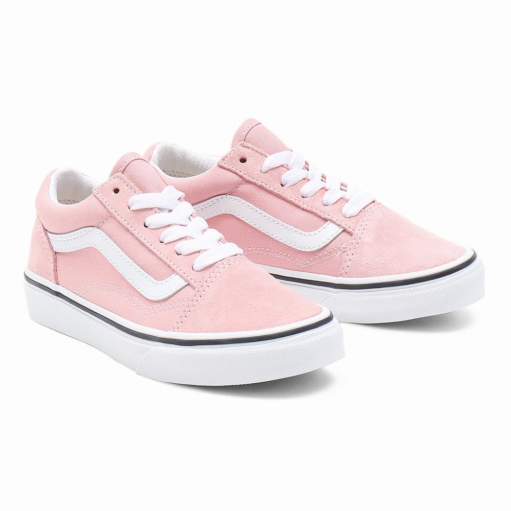 Kids\' Vans Old Skool (4-8 years) Sneakers Pink | USA84093