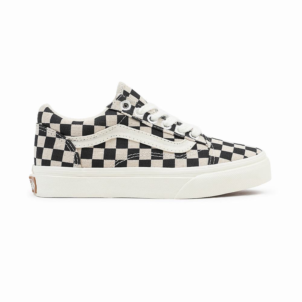 Kids' Vans Old Skool (4-8 years) Sneakers Black / White | USA94618