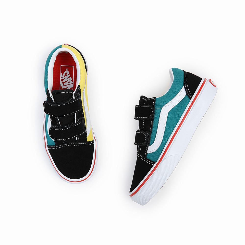 Kids' Vans Old Skool V (4-8 years) Sneakers Multicolor | USA08471