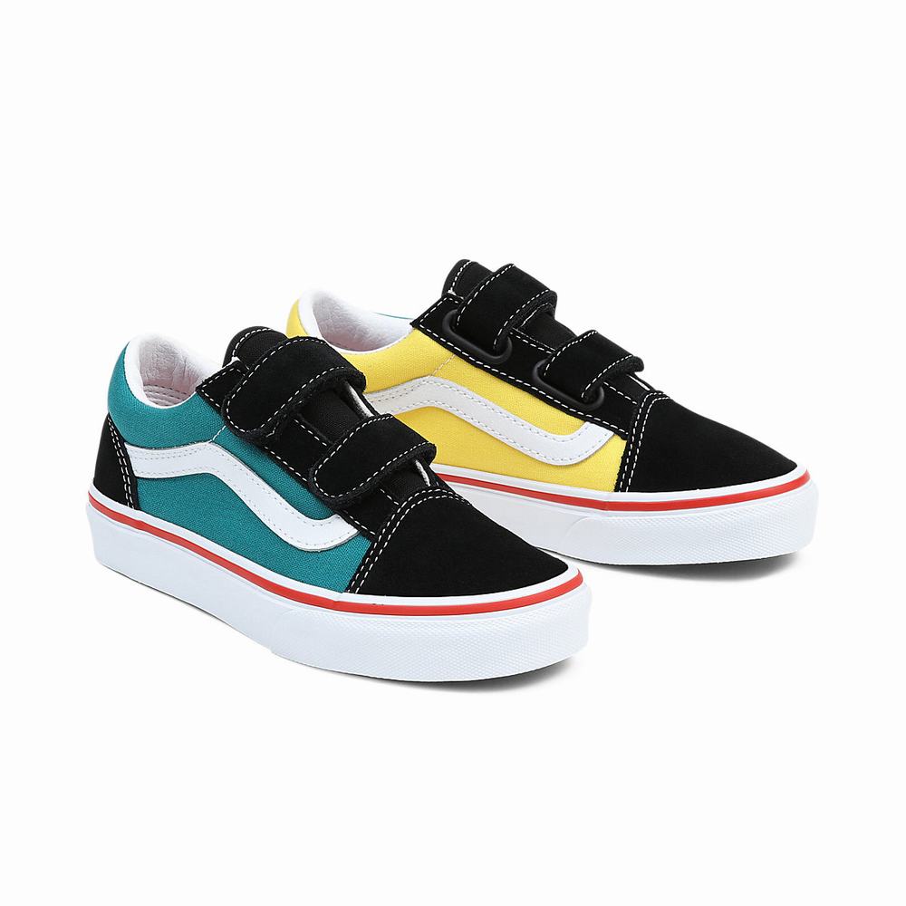 Kids\' Vans Old Skool V (4-8 years) Sneakers Multicolor | USA08471