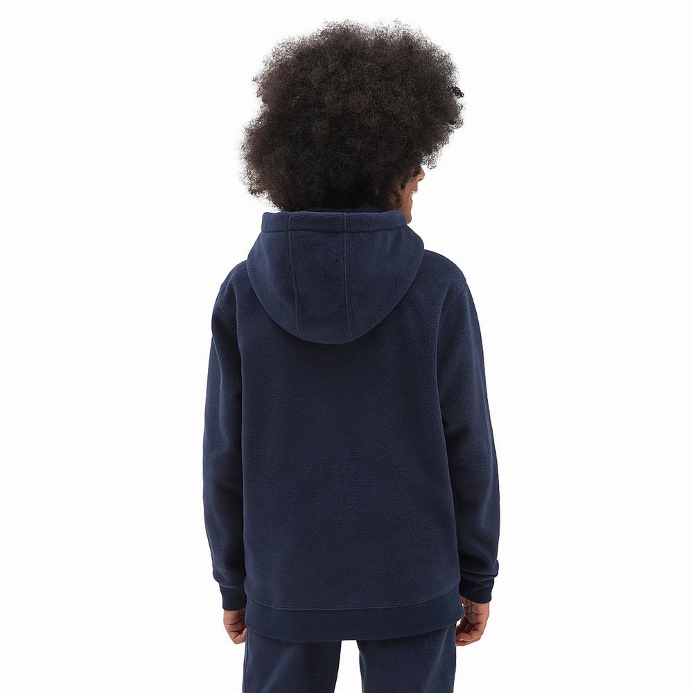 Kids' Vans Polar Fleece (8-14 years) Pullover Blue | USA95273