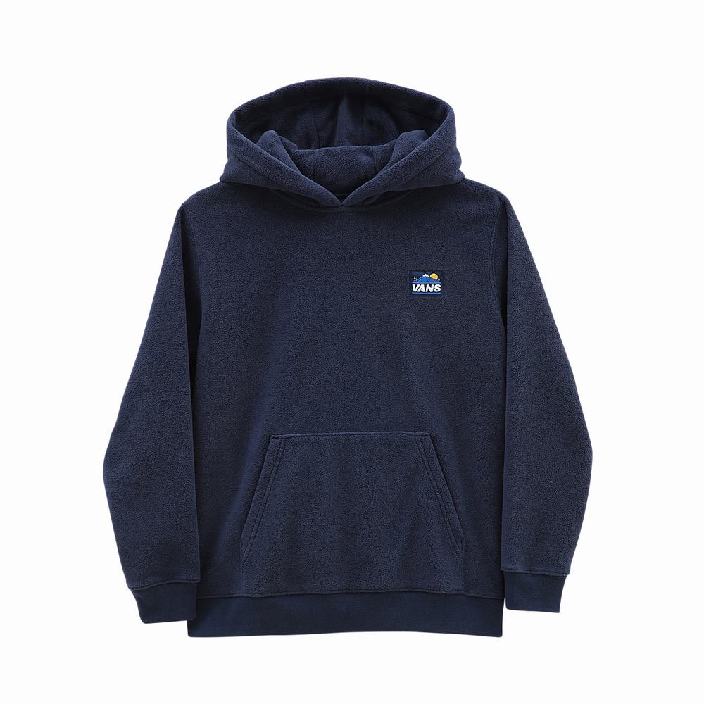 Kids' Vans Polar Fleece (8-14 years) Pullover Blue | USA95273