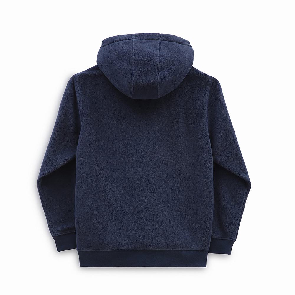 Kids' Vans Polar Fleece (8-14 years) Pullover Blue | USA95273