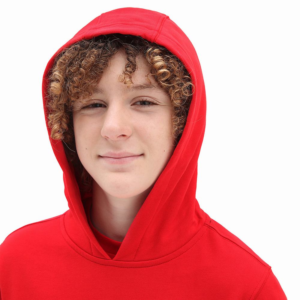 Kids' Vans Print Box Hoodie Red | USA84150