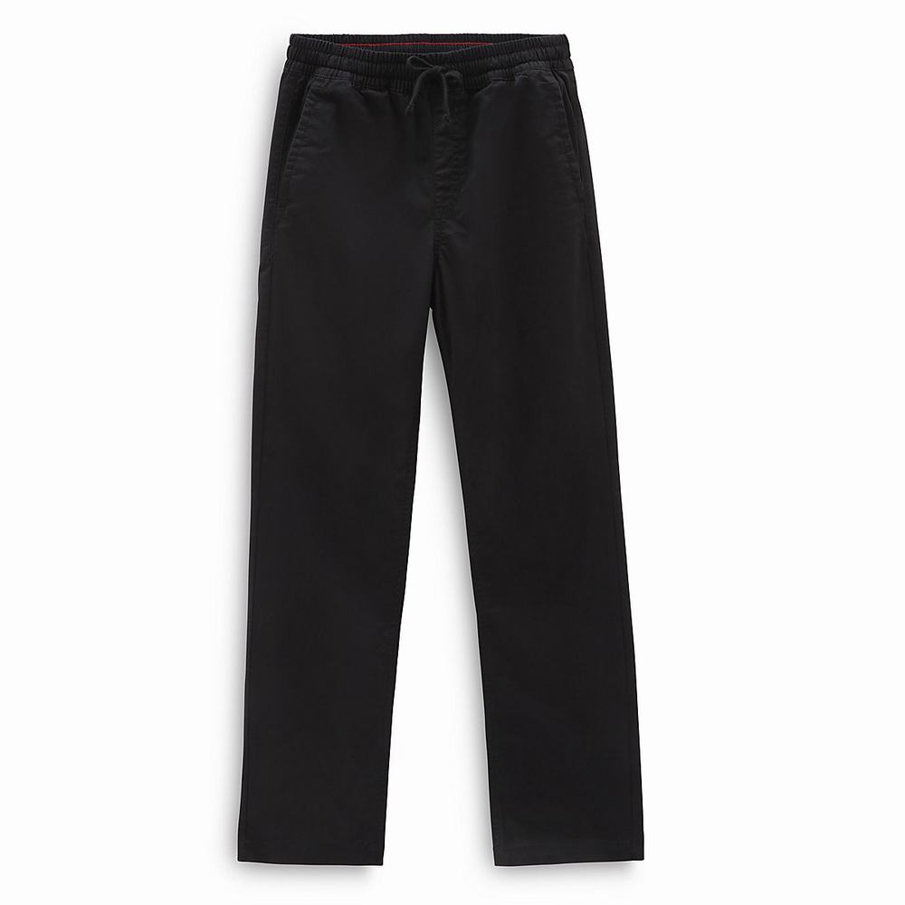 Kids' Vans Range Elastic Waist (8-14 years) Pants Black | USA65037