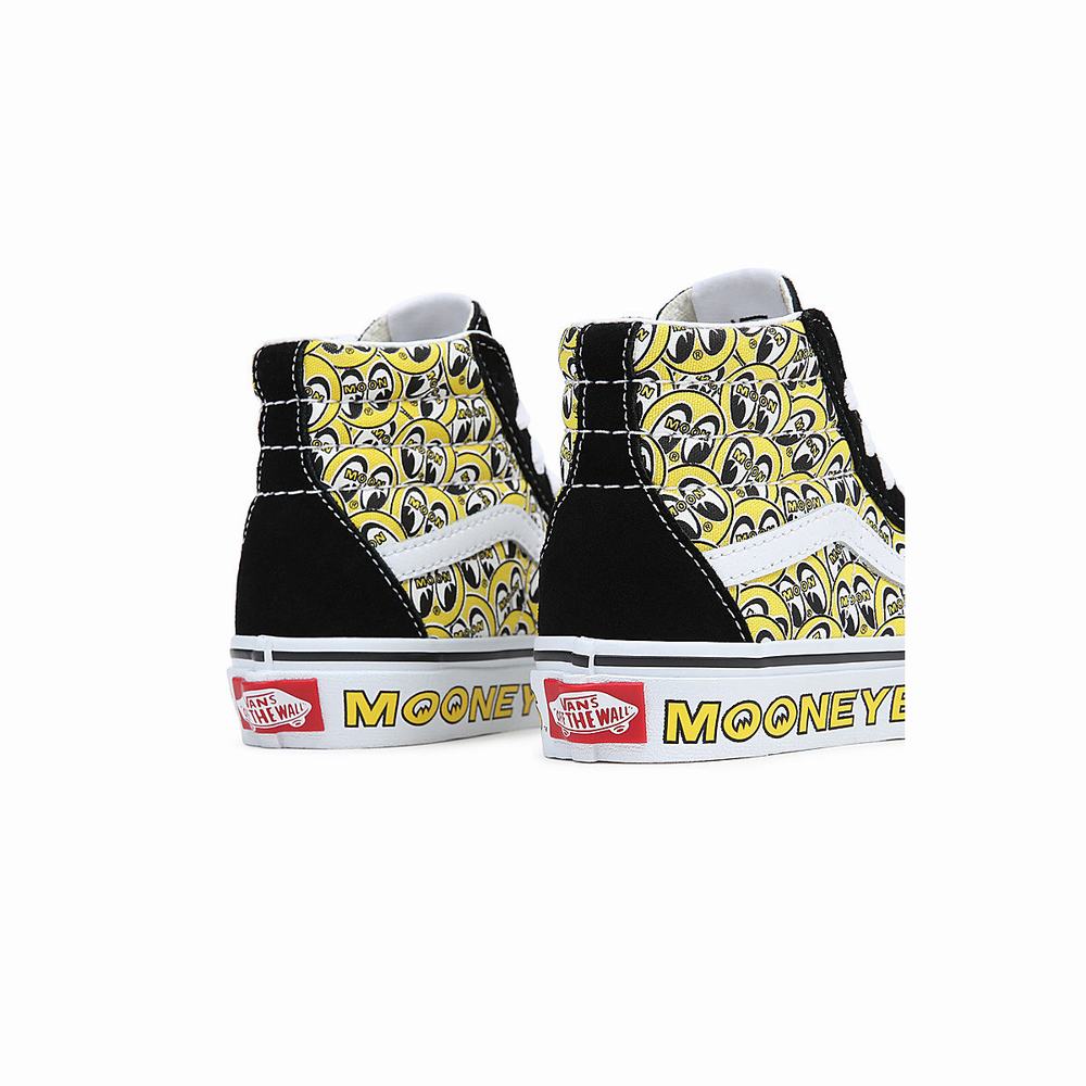 Kids' Vans Sk8-Hi (4-8 years) Sneakers Black | USA74892