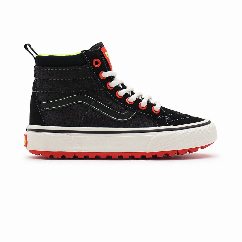 Kids' Vans Sk8-Hi MTE-1 (4-8 years) Sneakers Black / Grey | USA04937