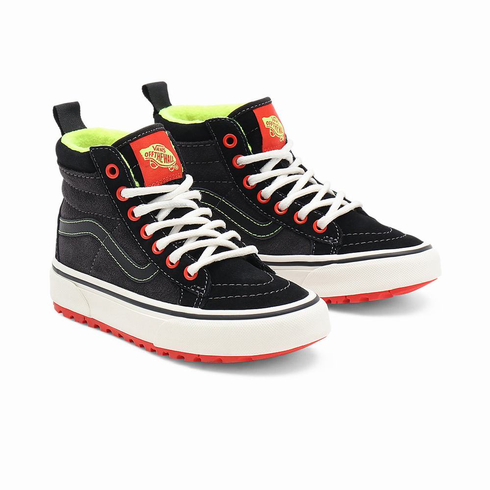 Kids\' Vans Sk8-Hi MTE-1 (4-8 years) Sneakers Black / Grey | USA04937