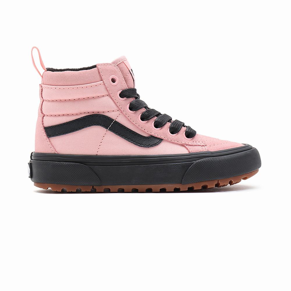 Kids' Vans Sk8-Hi MTE-1 (4-8 years) Sneakers Pink | USA48316